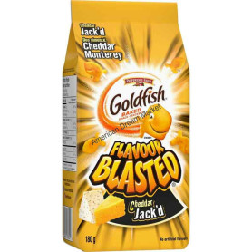 Goldfish flavour blasted cheddar jack d