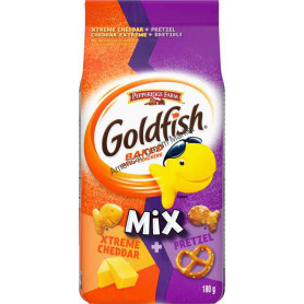 Goldfish melange bretzel et cheddar