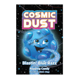 Cosmic dust popping candy blastin blue razz