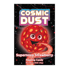 Cosmic dust popping candy supernova strawberry