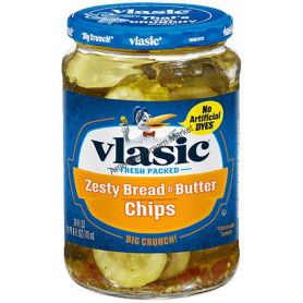 Vlasic zesty bread and butter chips 710 ml