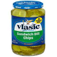 Vlasic sandwich dill chips