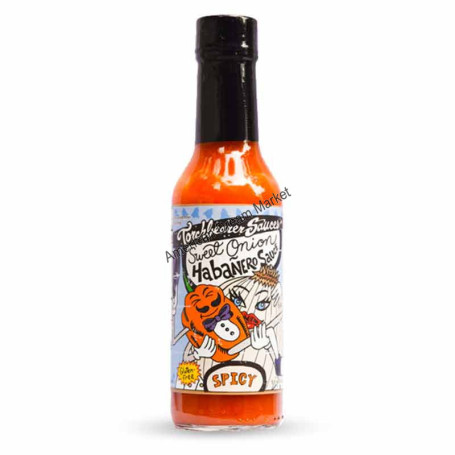 Torchbearer sauce sweet onion habanero hot sauce