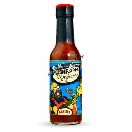 Torchbearer sauce mushroom mayhem hot sauce