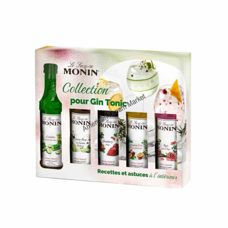 Sirop monin 5X50ml pour gin tonic