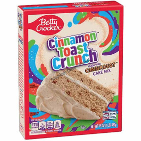 Betty crocker cinnamon toast crunch cake mix