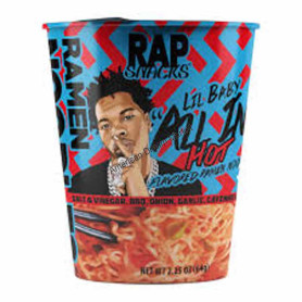 Rap snacks icon ramen noodle all in hot