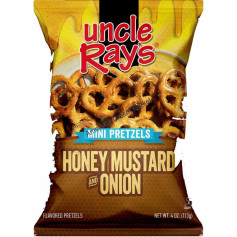 Uncle ray's mini pretzels honey mustard and onion