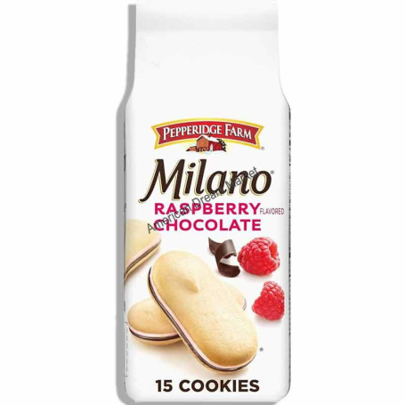 Milano raspberry chocolate cookies