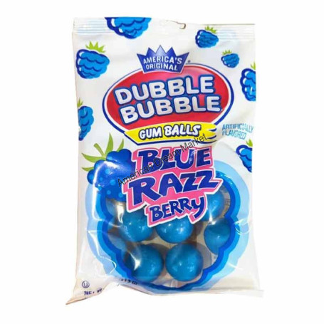 Dubble bubble gumballs blue razz berry