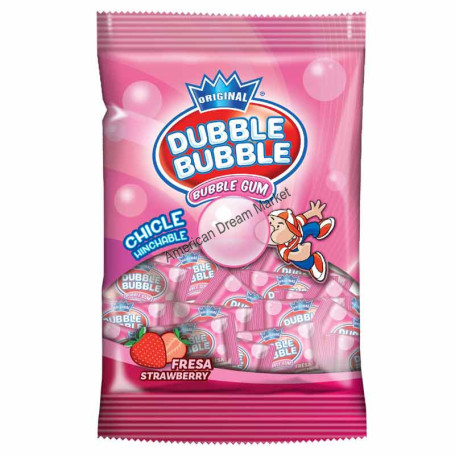 Dubble bubble bubble gum strawberry