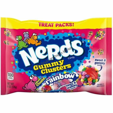 Nerds gummy clusters rainbow treat snacks