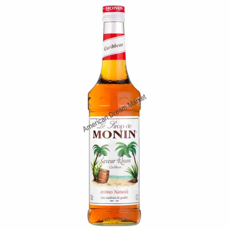 Sirop monin 0.70L saveur rhum