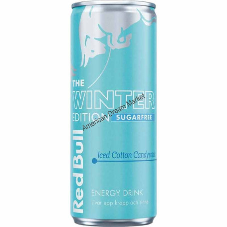 Red bull winter edition cotton candy