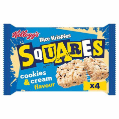 Rice krispies squares cookie and cream