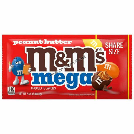 M&m's penut butter mega 80.2 g