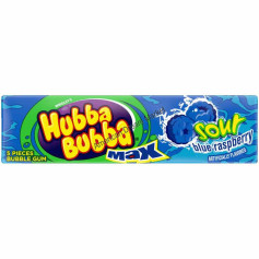 Hubba bubba bubble gum max sour blue raspberry