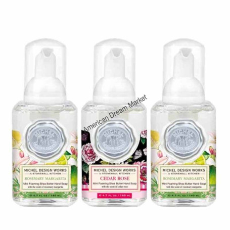 MDW set 3 foaming saop rosemary cedar