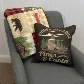 American heritage plaid cedar lodge