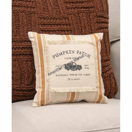 Pumpkin patch pillow