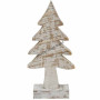 Distressed wooden christmas tree white