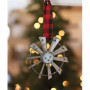 Glittered windmill ornament