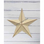 Distressed white barn star 12