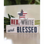 Red white and blessed blocks