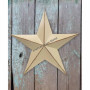 Distressed white barn star 18