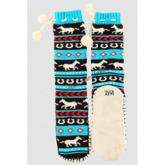 Horse fair isle mukluk L XL