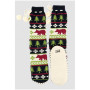 Bear fair isle mukluk L XL