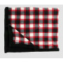 Black plaid blanket