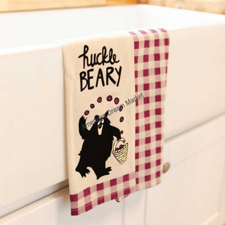 Huckleberry tea towel