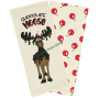 Chocolate moose tea towel