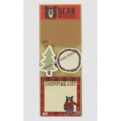 Bear sticky note set