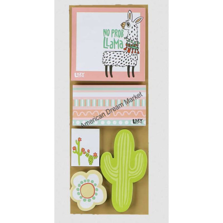 Llama sticky note set