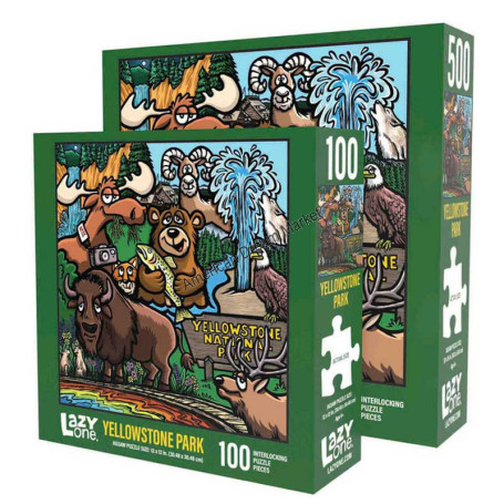 Yellow stone park puzzle 100pcs