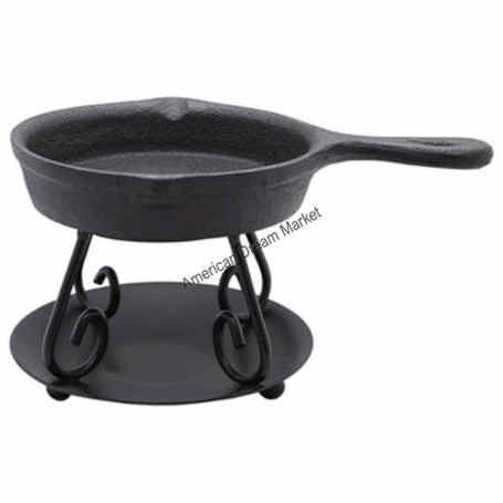 Classic farmhouse candles cast iron skillet wax warmer