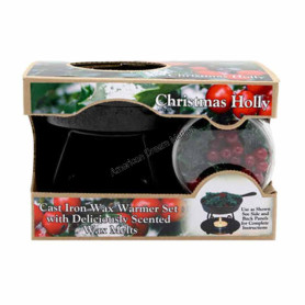 Classic farmhouse candles xmas holly wax gift pack