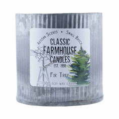 Classic farmhouse candles tin soy candle fir tree