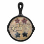 Classic farmhouse candles iron skillet candle star spangled