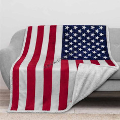 Pavilia throw blanket american flag