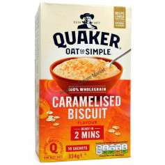 Quaker oat caramelised biscuit