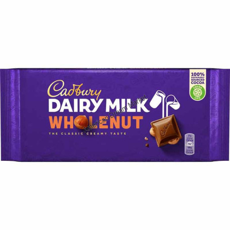 Cadbury wholenut bar