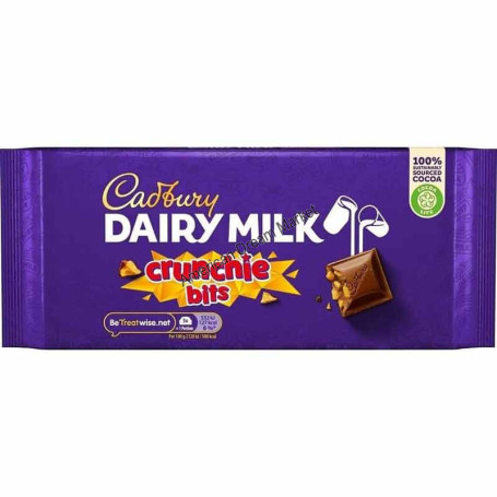 Cadbury crunchie bits bar 180G