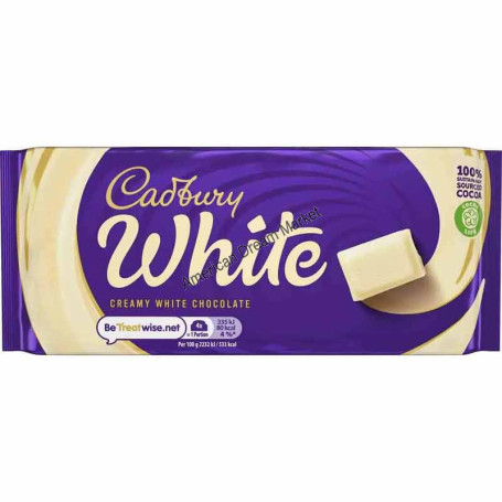 Cadbury white bar 90g