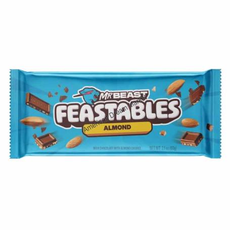 Feastables mr beast bar almond