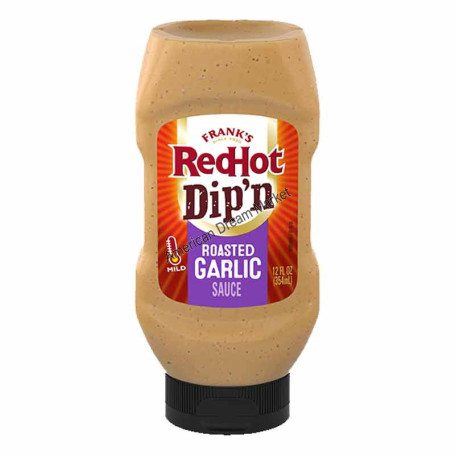 Frank s red hot dip n roasted garlic