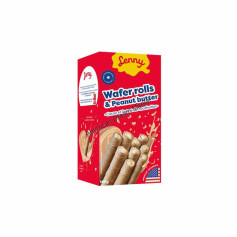 Lenny wafer rolls and peanut butter