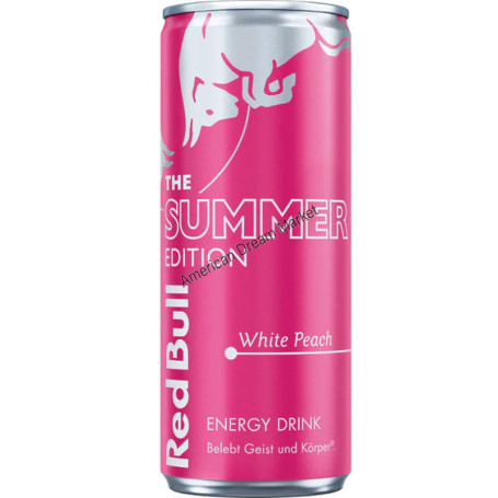 Red bull white peach summer edition
